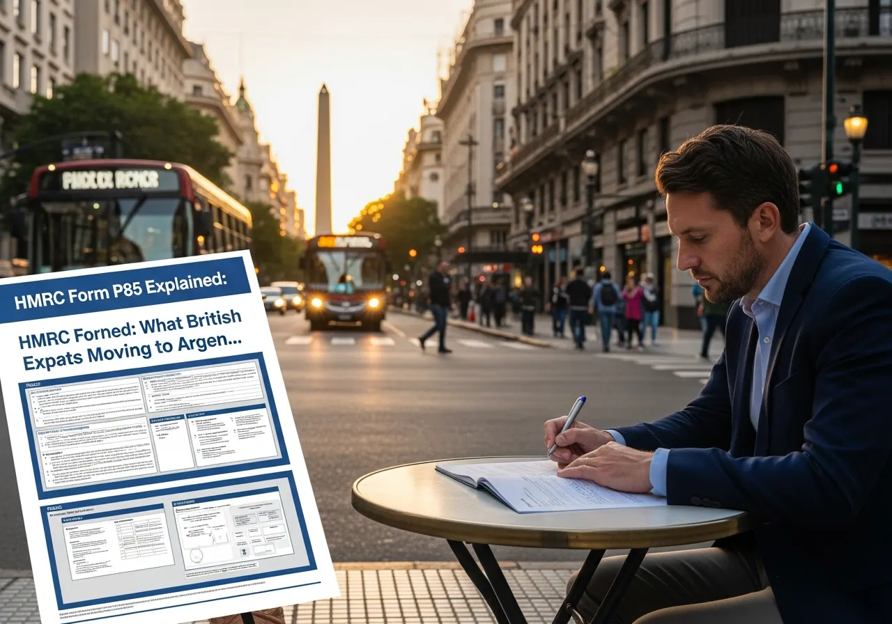 HMRC Form P85 Explained: What British Expats Moving to Argentina Actually File
