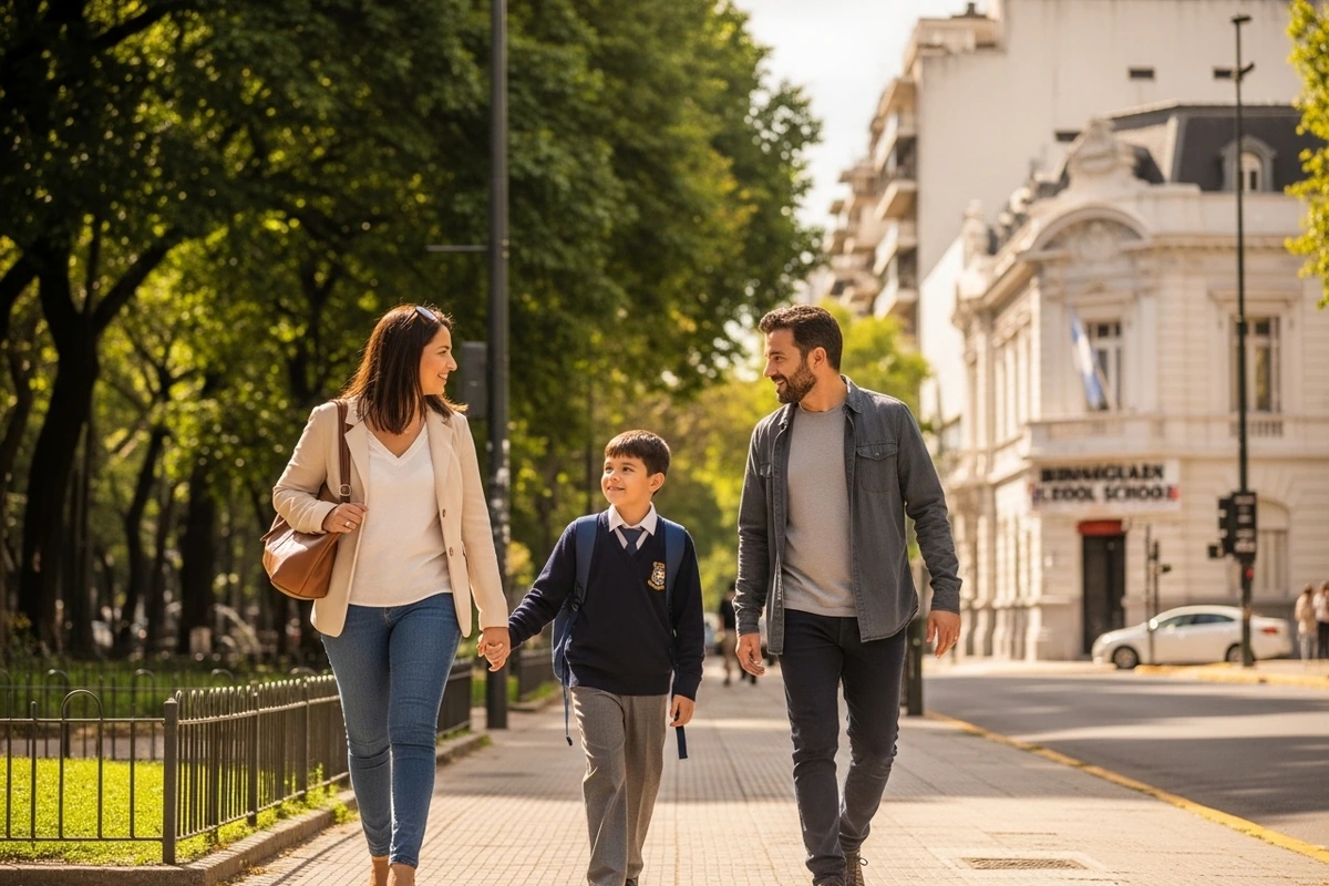 British family planning daily life in Buenos Aires
